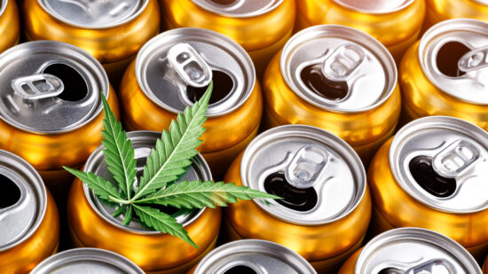 drinks with addition of hemp (cannabis)